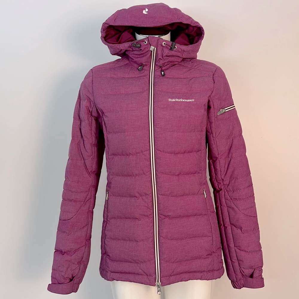 Peak Performance Small Blackburn Jacket Down Feather Waterproof Purple